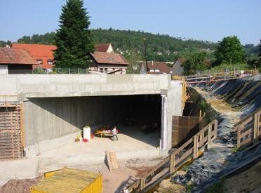Neubau Tunnelbauwerke, Nagold