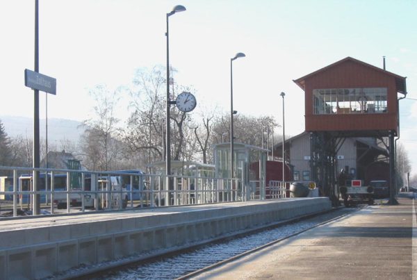 Neubau von Bahnsteigen, Blumberg