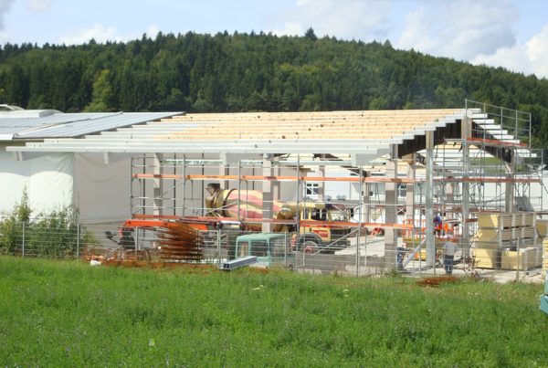 Neubau eines Müllzentrums – Schwarzwaldhof Fleischwaren, Blumberg